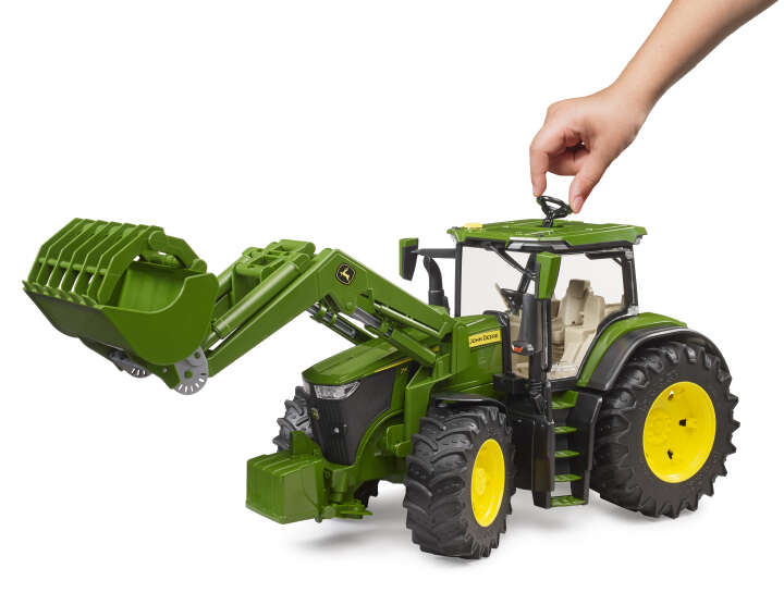 bruder John Deere Traktor 7R 350 mit Frontlader